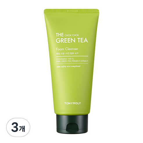 토니모리 대용량 더 촉촉 그린티 폼 클렌저, 300ml, 3개