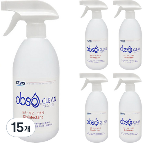 압소크린 살균 소독제, 15개, 500ml