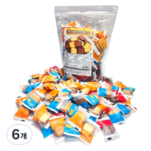 카디 비스킷 믹스, 6개, 500g