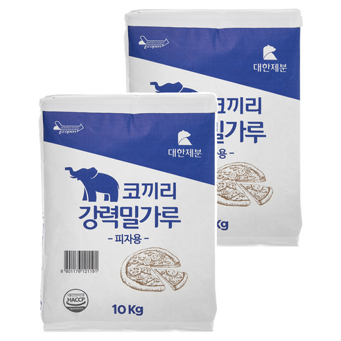 대한제분 곰표 피자용 밀가루, 10kg, 2개