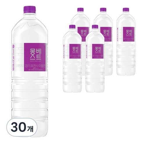 몽베스트 생수, 2L, 30개