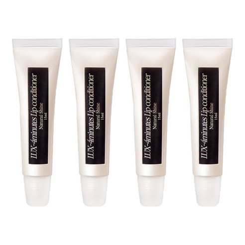 네츄럴샤인 럭스 포미닛 립 컨디셔너, 무향, 15ml, 4개