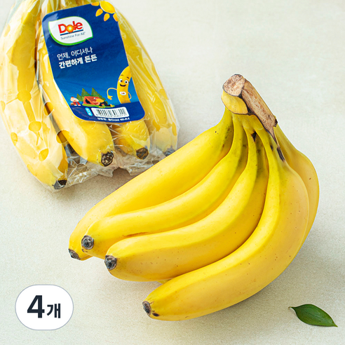돌 코리아 바나나, 1kg, 4개