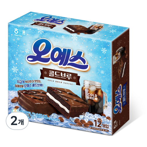 오예스 콜드브루 12p, 384g, 2개