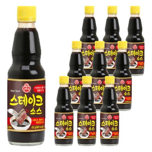 오뚜기 스테이크 소스, 415g, 10개