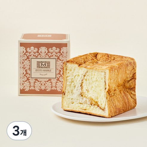 교토마블 메이플 데니쉬 식빵, 490g, 3개