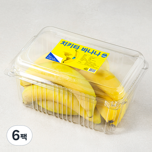 치키타 코스타리카산 바나나, 1.5kg, 6팩