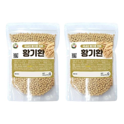 백장생 토종 황기환, 2개, 300g
