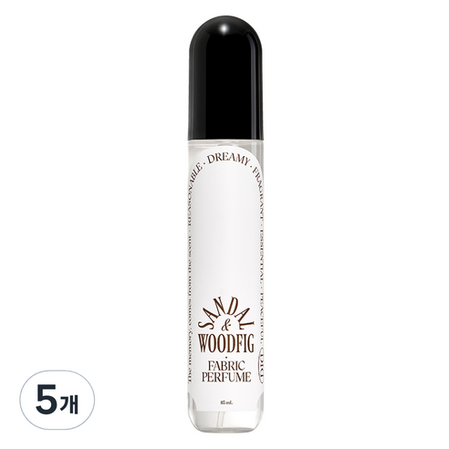 오디드 패브릭 퍼퓸 섬유탈취제 샌달우드피그, 5개, 85ml