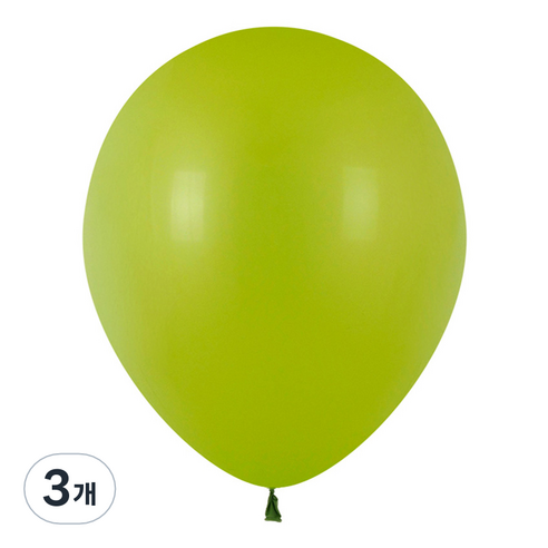 파티팡 라운드 레트로 풍선 30cm 100p, 올리브 그린, 3개