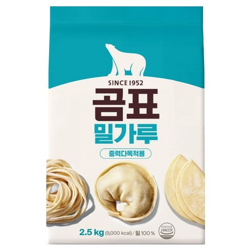 곰표 밀가루 중력 다목적용, 2.5kg, 1개