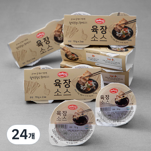 델링 육장소스, 140g, 24개