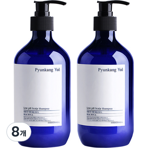 편강율 약산성 두피 케어 샴푸, 500ml, 8개