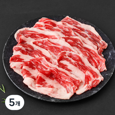 푸드랩플러스 미국산 차돌박이 (냉장), 300g, 5개