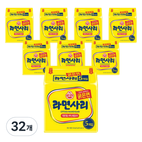 오뚜기 라면사리 굵은면 110g x 5p, 32개