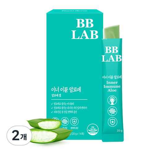 뉴트리원 비비랩 이너 이뮨 알로에 14p, 2개, 280g