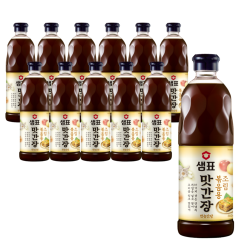 샘표 조림볶음용 맛간장, 860ml, 12개