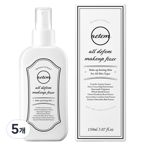 에템 올디펜스 메이크업 픽서, 150ml, 5개