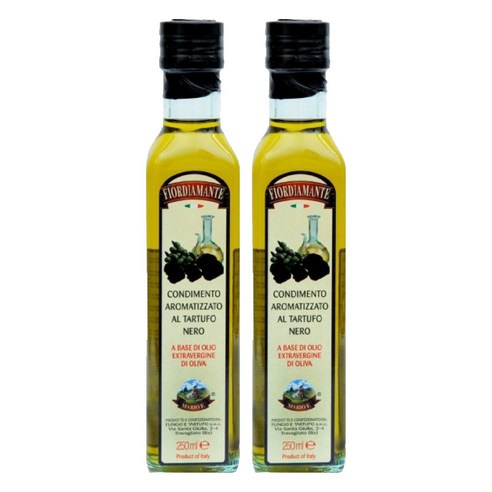 펀고에타르투포 알 타르투포 네로 블랙트러플향 엑스트라버진 올리브 오일, 250ml, 2개