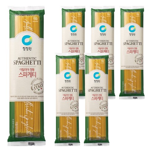 청정원 스파게티, 500g, 6개
