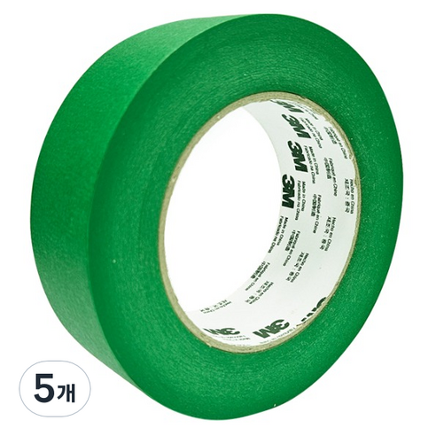 쓰리엠 저항성 마스킹 테이프 그린 36mm x 55m, 5개