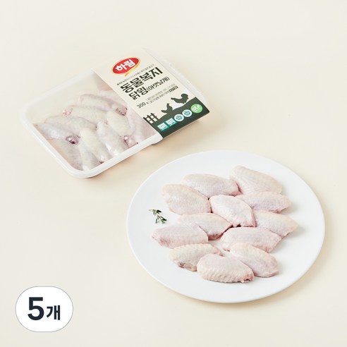 하림 동물복지 닭윙 아랫날개 (냉장), 300g, 5개