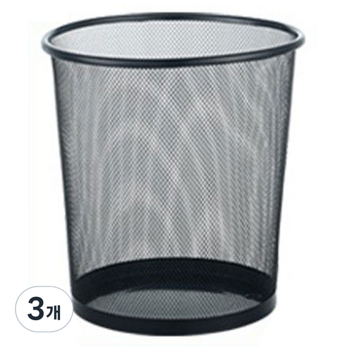 앞날창창 철제 스탠드 우산꽂이, 3개, 블랙