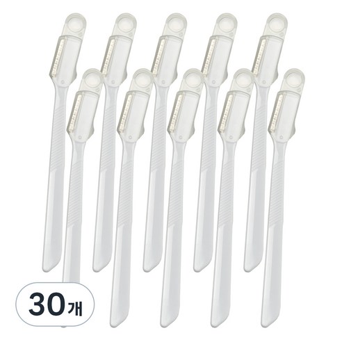뷰렌드 안전 눈썹칼, 백색, 30개