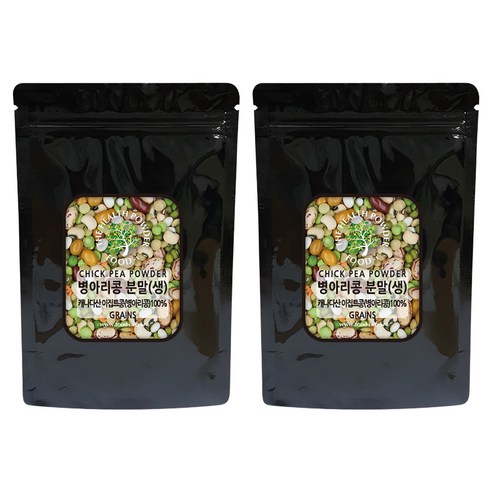 스쿨아이 캐나다산 생 병아리콩 분말, 200g, 2개