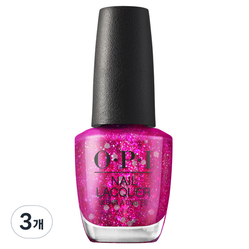 오피아이 네일락커 매니큐어 HRP15, I Pink Its Snowing, 3개, 15ml