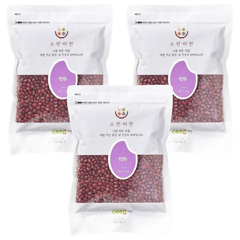 씨익 소반미반 적두, 500g, 3개