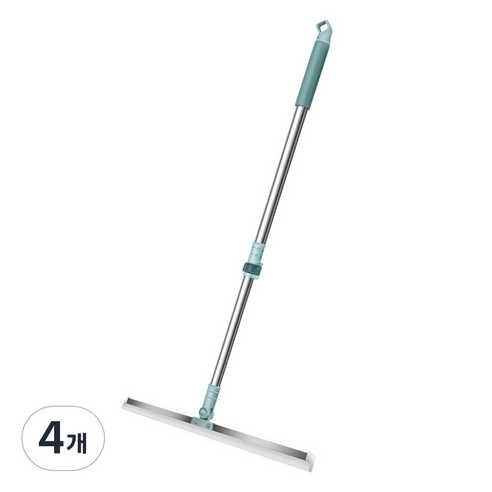 무식이네 워터쓱싹 180도 욕실 물기제거 2단 롱 스퀴지 그린, 4개