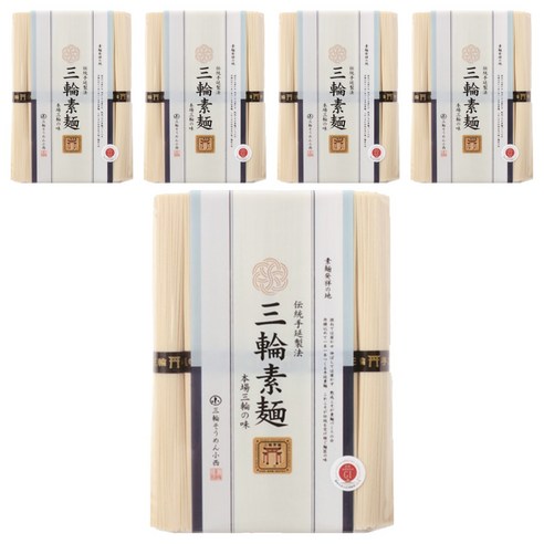 미와소멘 수연소면, 400g, 5개