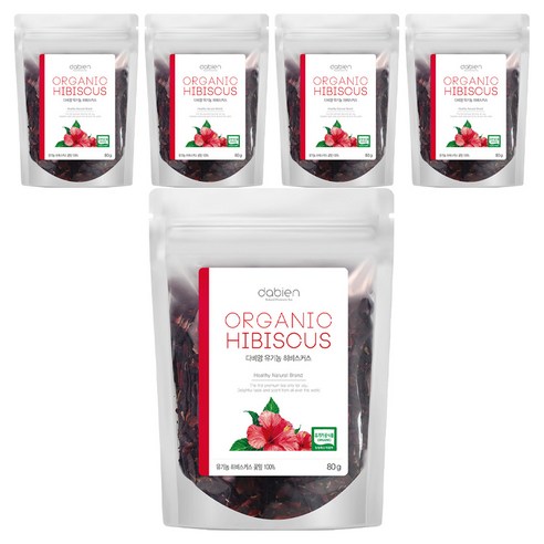 다비앙 유기농 히비스커스 리필, 80g, 1개입, 5개