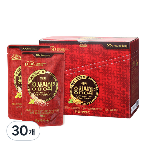 광동 홍삼쌍화, 100ml, 30개