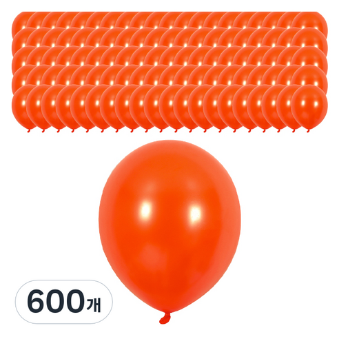 EUMES 이벤트 풍선 일반, 오렌지, 600개