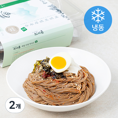 산메촌 메밀 비빔 막국수 (냉동), 822g, 2개