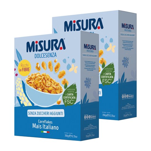미주라 돌체센자 콘플레이크 시리얼, 350g, 2개입