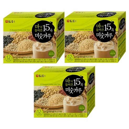 담터 마가 들어간 15곡 미숫가루, 240g, 3개
