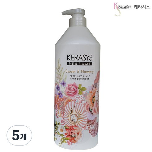 케라시스 스위트 앤 플라워리 퍼퓸 린스, 1000ml, 5개