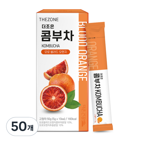 더존건강 더조은 콤부차 모로 블러드 오렌지, 5g, 10개입, 5개