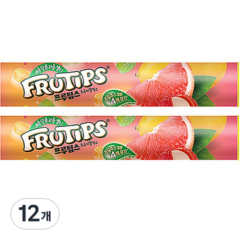 프루팁스 젤리 트로피칼믹스, 140g, 12개