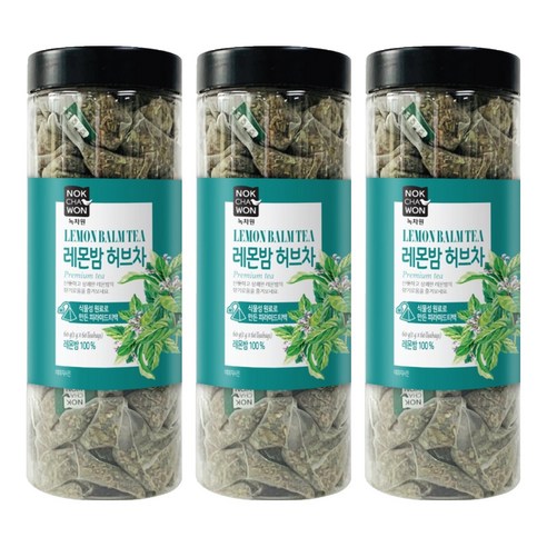 녹차원 레몬밤 허브차, 1g, 60개입, 3개, 1g
