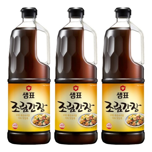 샘표 조림간장, 1.7L, 3개