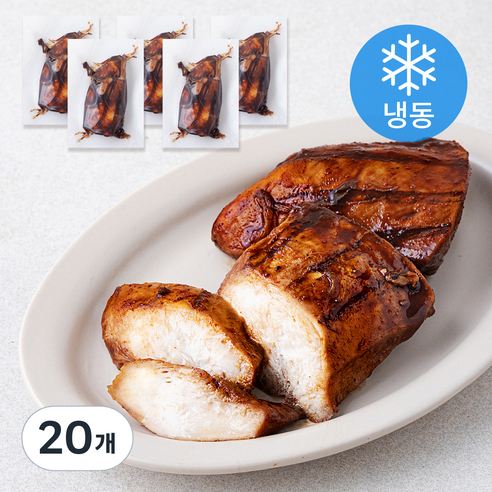 코코스 통살 닭가슴살 사천짜장맛 (냉동), 100g, 20개