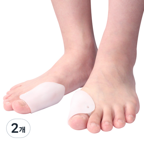 풋인솔 엄지발가락 보호쿠션 흰색 2p, 2개