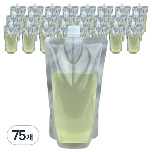 맘스퀴즈 스파우트 음료 파우치 200ml 22mm, 10x17cm, 1개, 75개