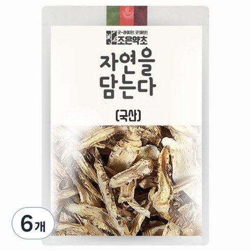 조은약초 잘게자른 도라지, 150g, 1개입, 6개