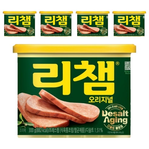 리챔 동원 오리지널, 300g, 5개