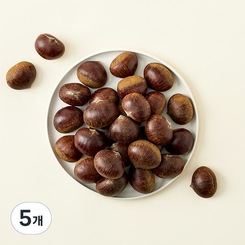 올푸릇 유기농 인증 정안밤, 5개, 700g